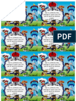 Invitacion Paw Patrol