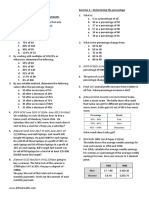 GCSE Percentages: Exercise 2 - Determining The Percentage