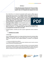 Acta N° 6 Acta de Negociación para Subasta Inversa Electrónica