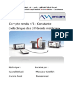 TP1. Constante Diéléctrique PDF