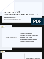 Session - XII Marketing Mix-3