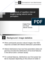 EEG Effects of Time Intervals in Natural Scene Perception