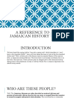 A Reference To Jamaican History