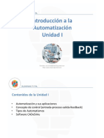 Unidad I - Automatización y Sus Aplicaciones