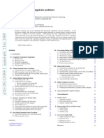 Quantum Algorithms For Algebraic Problems: Andrew M. Childs