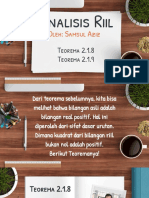Analisis Riil 2.1.8 dan 2.1.9