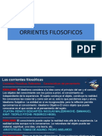 DIAPOSITIVAS 3 Corrientes Filosoficos