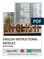 Instructional Module 9th Grade English Program