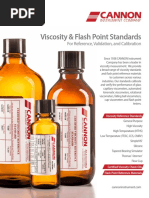 Viscosity & Flash Point Standards: For Reference, Validation, and Calibration