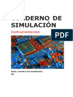 Cuaderno de simulación de instrumentación
