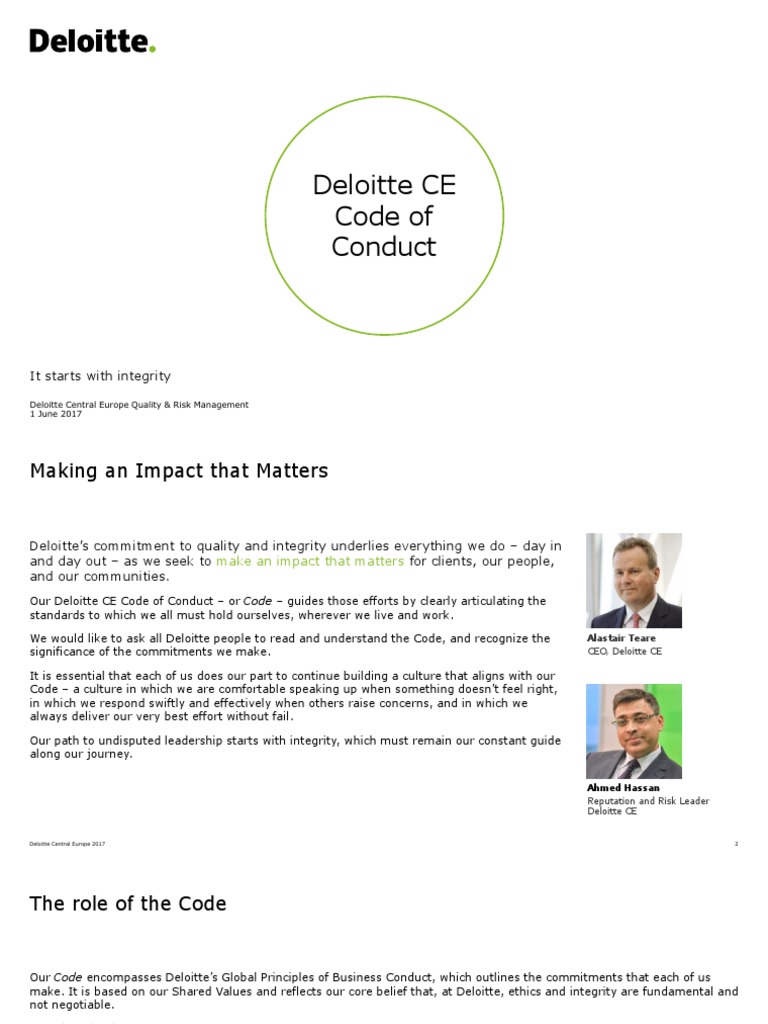 Ce Code of Conduct 2017 | PDF