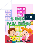 Sudoku Nivel Avanzado 10-12