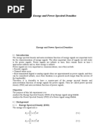 Energy and Power Spectral Densities