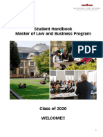Handbook Master Program 2019-20