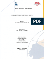 Clasificación Vehicular