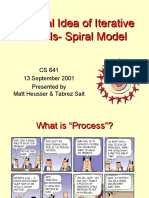 Iterative Models Spiral Model Overview