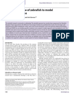 The Emerging Use of Zebrafish To Model Metabolic Disease: Asha Seth, Derek L. Stemple and Inês Barroso