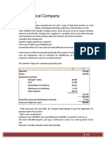 Liquid Chemical Company cash flow analysis