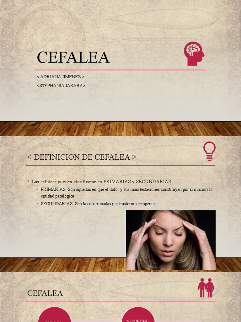 Clasificación y Tratamiento de Cefaleas | PDF | Migraña | Dolor de cabeza