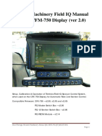 Mounts Machinery Field IQ Manual For CFX/FM-750 Display (Ver 2.0)