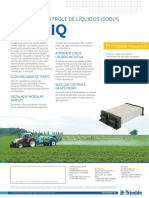 Field-iq Sistema de Controle de Líquidos Isobus - Especificações Técnicas - Português
