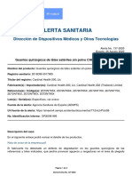 Alerta No - #137-2020 - Guantes Quirúrgicos de Látex Estériles Sin Polvo CARDINAL HEALTH