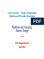 Pipelines and Pumping Pipelines and Pumping Station Design Station Design