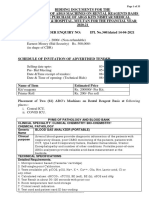 Pvms of Pathology and Blood Bank Clinical Speciality: Clinical Chemistry/ Bio-Chemistry/ Chemical Pathology Generic Name Blood Gas Analyzer (Portable) Clinical Purpose