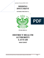 Bidding Document: District Health Authority Layyah