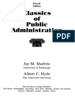 Glassies Public Administration: Jay M. Shafritz