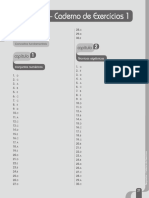 Matemática 1M RESPOSTAS CADERNO DE EXERCÍCIOS
