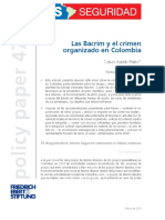 2013 Bacrim y Crimen Organizado en Colombia