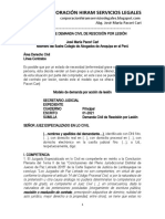 Modelo Demanda de Rescisión Por Lesión - Autor José María Pacori Cari