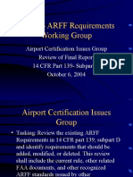 ARAC - ARFF Requirements Working Group