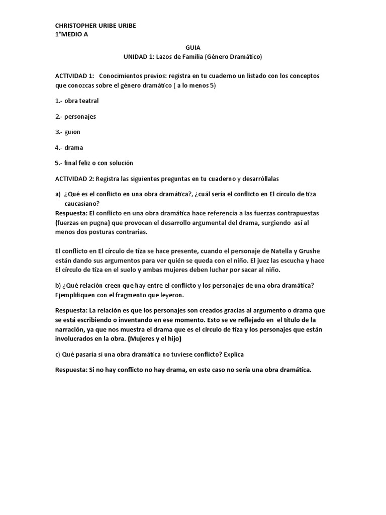 Actividad Lenguaje | PDF | Artes del lenguaje y disciplina