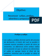 Ppt. Sijijos, Prefijos, Adverbios y Preposiciones