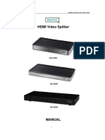DIGITUS ds-43300 - HDMI Video Splıter User - Manual