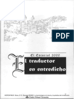 La Terminología en La Teoría y en La Practica de La Traducción, (Adamo Giovanni) (2002)