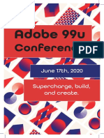 Adobe 99u Conference Brochure 