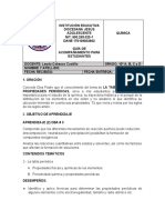 10º Guía # 3 La Tabla Periodica y Periodicidad Ip 2021