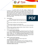 Analisis Kondisi Lingkungan Perumusan Gagasan Awal