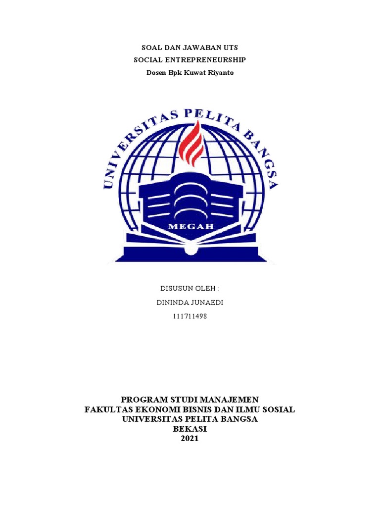 Social Entrepreneurship oleh Kuwat Riyanto | PDF