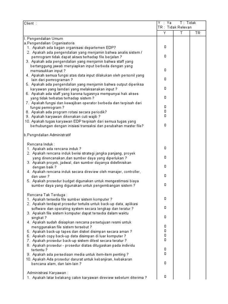Master - Contoh ICQ | PDF