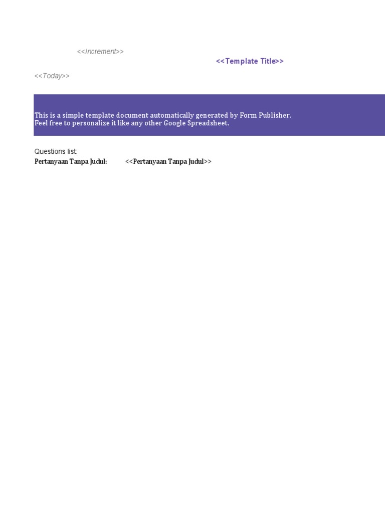 Optimize Content Publishing with Professional Form Publisher Template
