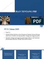 PERATURAN PBF