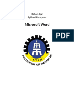 Modul Pelatihan Microsoft Word 2013 Dikonversi