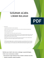 Susunan Acara