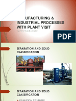 Manufacturing & Industrial Processes With Plant Visit: Engr. Peter Clyde B. Lamadrid