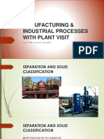 Manufacturing & Industrial Processes Separation Techniques