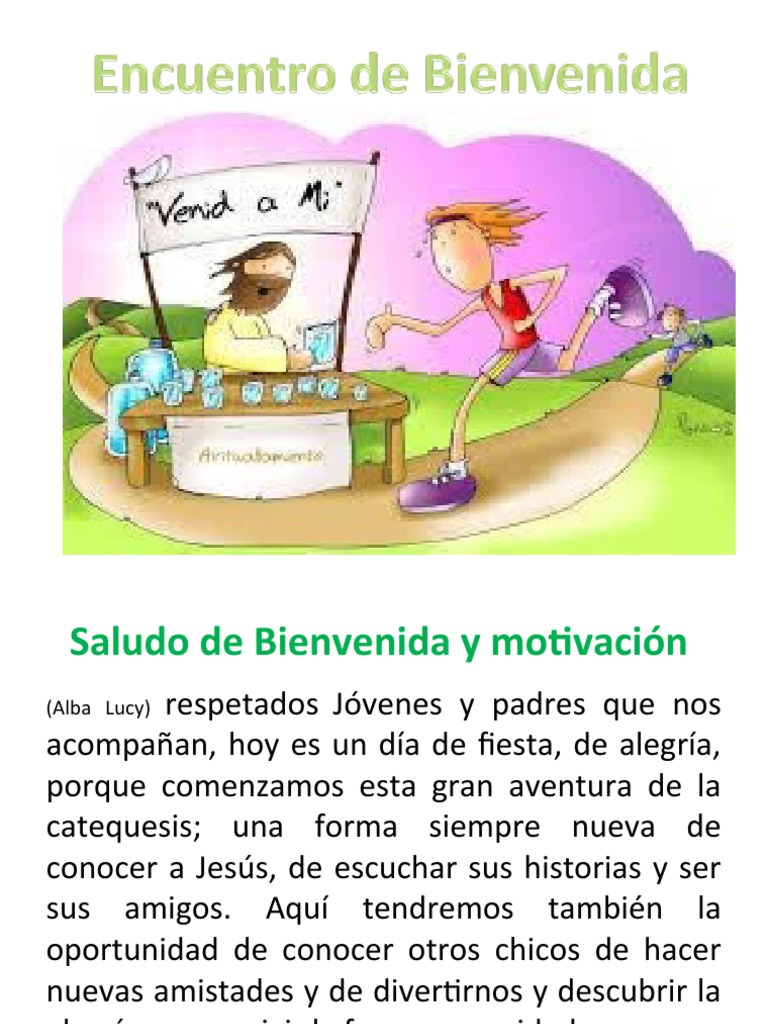 Encuentro de Bienvenida A La Confirmación | PDF | Confirmación | Jesús, image size:768x1024